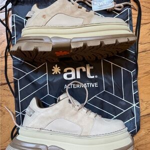 The Art Company Women's Core 2 Multileather Piedra Platform Sneakers